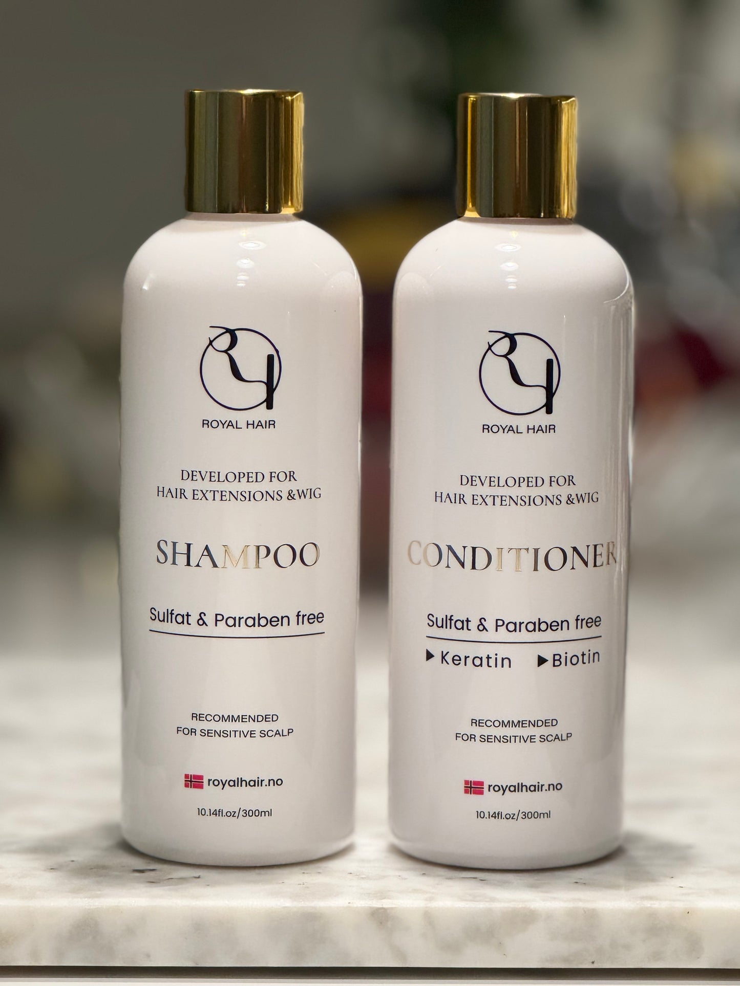 Shampoo og Conditioner – Skreddersydd for Extensions