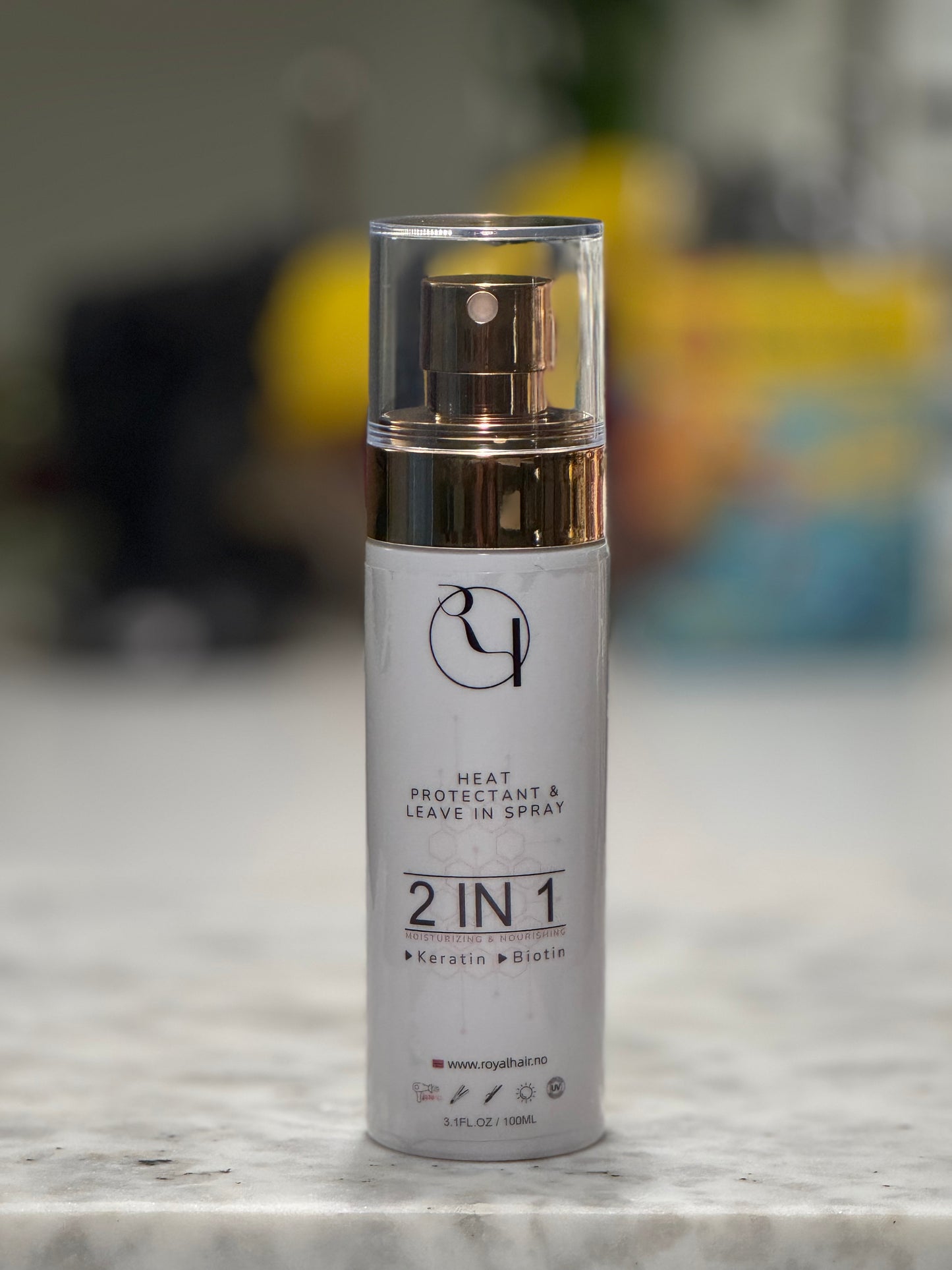 Royal Hair Heat Protectant Spray 2-in-1