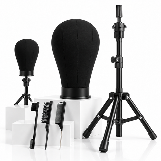 Royal Hair Wig Stand – Professional Styling & Storage
