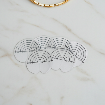 Varmebeskyttelsesringer for Keratin Extensions – 5 stk per pakke