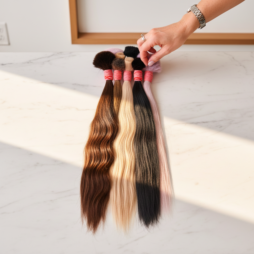 Bulk Hair Extensions – Tailored for Your Dream Hairstyle