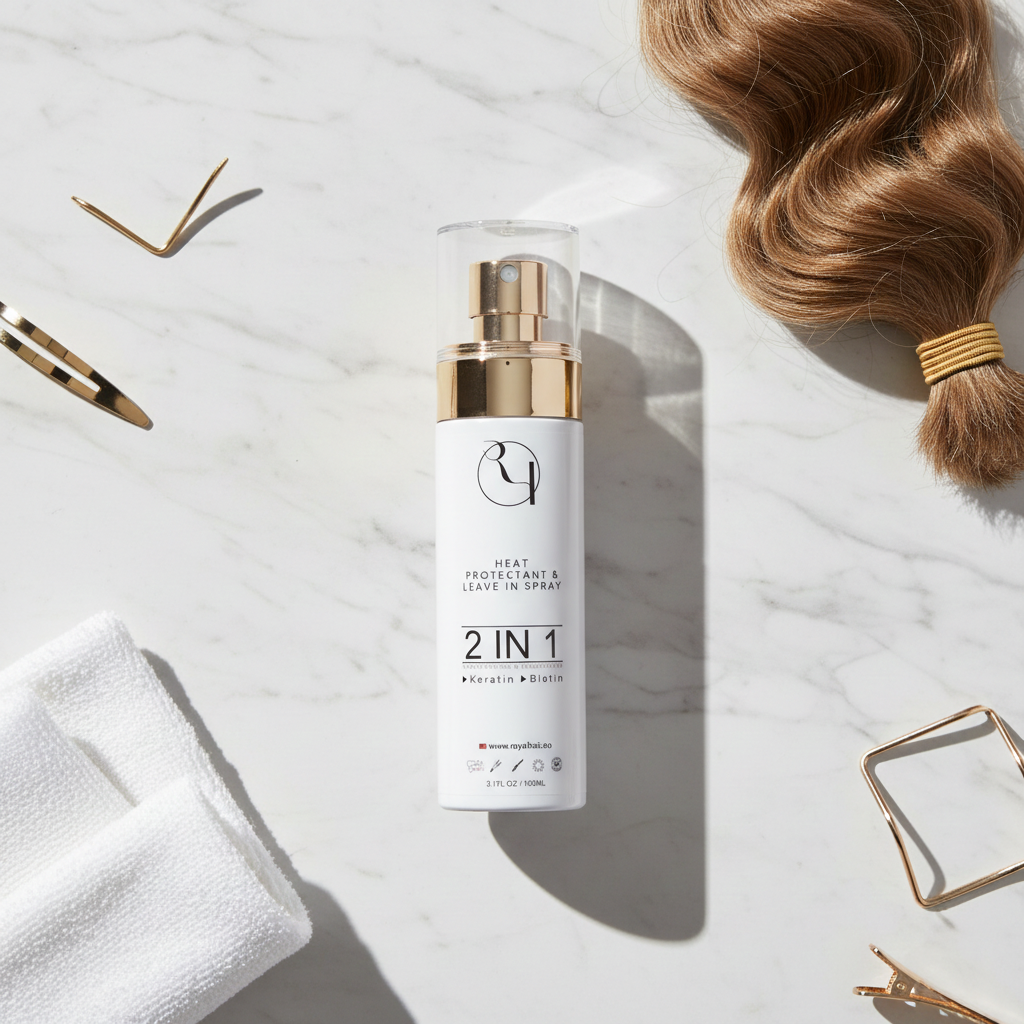 Royal Hair Heat Protectant Spray 2-i-1