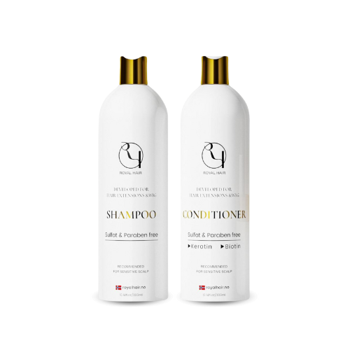 Shampoo og Conditioner – Skreddersydd for Extensions