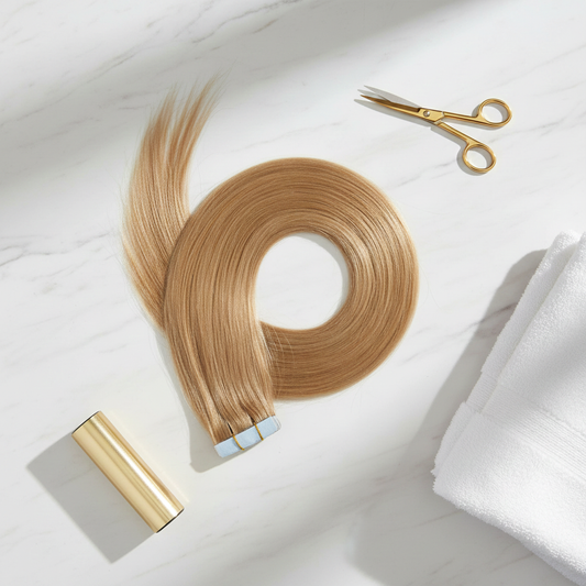 Tape Hair Extensions (Invisible) – For et Sømløst Utseende